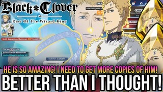 Black Clover M Global - Julius Does More damage Than Swimsuit noelle! *Best Nuker!*