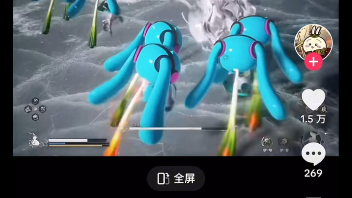 【tiktok】ฝรั่งเล่นเกม Black Myth: Wukong แต่เปลี่ยนตัวละครเป็นฮิคารุ มิกุ น่ารักสุดๆ ไปเลย!!!
