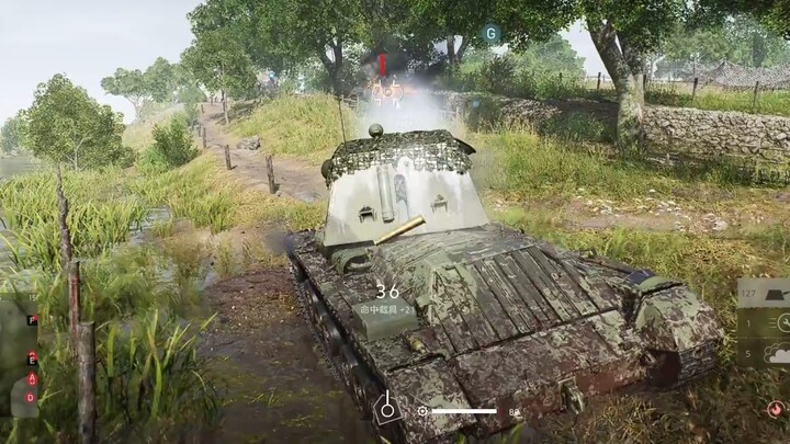 Battlefield 5: พฤติกรรมที่สับสนของ Mengxin เสือจากัวร์ระดับ 0 ยั่วยุยานต่อต้านอากาศยานระดับ 1 แต่ถูก