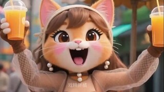 大胖橘变装美女卖橙汁~