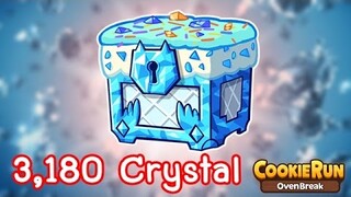 CookieRun OvenBreak ทุ่มเงินซื้อหีบฟ้า Frozen Diamond Chest  3,180 Crystal  By essAyseeK TV