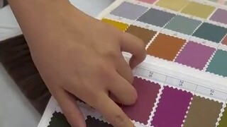 Violet cosplay costume sample production progress: purchasing fabrics
