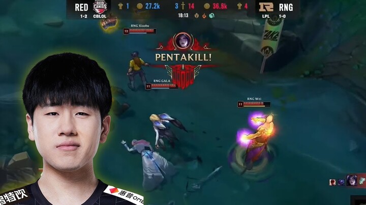 GALA trở thành thánh cày Pentakill với pha thứ 2 tại MSI 2022 | RED vs RNG