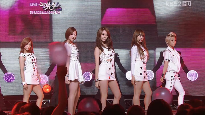 【4K LIVE】f(x) - Mirror Mirror (110701 KBS Music Bank)