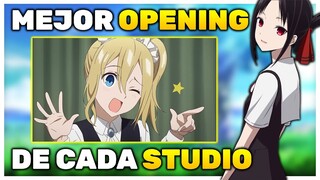 🟡 EL MEJOR OPENING DE ANIME DE CADA STUDIO DE ANIMACIÓN