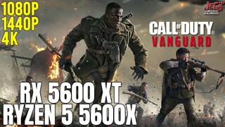 Call of Duty: Vanguard | Ryzen 5 5600x + RX 5600 XT | 1080p, 1440p, 4K benchmarks!