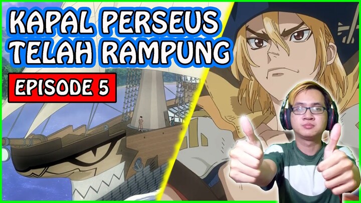 Berlayar Mengarungi Lautan ~ Dr. Stone Season 3 Episode 5 (Reaction)