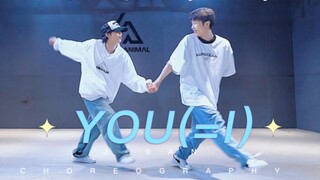 Boys' duet series J-San choreographed the blushing adolescent "You(=I)"