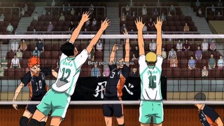 *Haikyuu* Karasuno vs Aoba Josai epic battle.