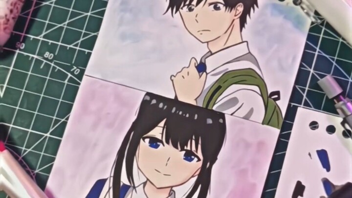 drawing miku and yukiya