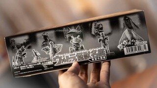 【UNBOX】这微缩场景属实带劲，奥特Q怪兽名鉴系列