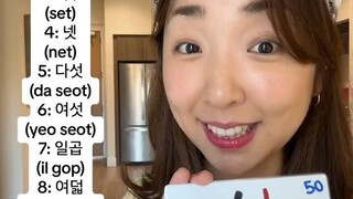 How to learn Korean number