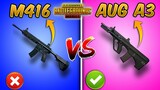M416 vs AUG A3 Ultimate Weapon Comparison (PUBG MOBILE) Guide/Tutorial