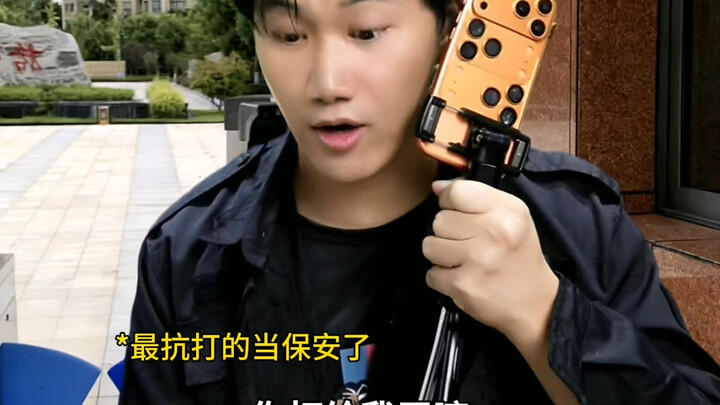 When a tough guy shows up at school #Nanjia Bin #NeverExpected #FunnySkits #Campus
