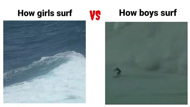 How Girls Surf Vs How Boys Surf