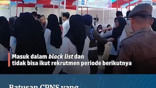 Sanksi bagi yang mundur dari CPNS