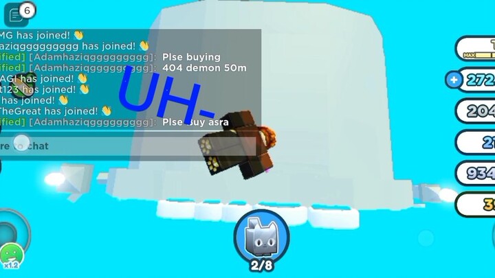 Pet simulator x but something cursed happened...