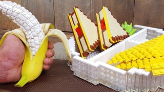 Lego อาหารเช้าแซนวิช - Lego In Real Life 3 / Stop Motion Cooking & ASMR