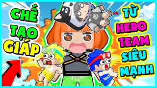 🔆NOOB KAMUI CHẾ TẠO THÀNH CÔNG BỘ GIÁP SIÊU MẠNH TỪ CÁC THÀNH VIÊN HERO TEAM MINI WORLD🔆