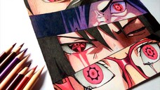 PART 2(END) | Coloring of Uchiha's clan | MADARA,SASUKE,SARADA