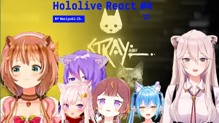 Semua reaksi Hololive members ketika melihat kucing jatuh (Part 4)