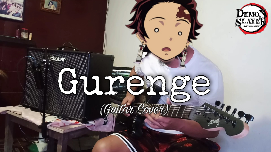 LiSA, Gurenge Guitar Cover (Demon Slayer: Kimetsu No Yaiba Opening)