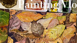 Lukisan|Proses Lukisan Warna-Daun Jatuh