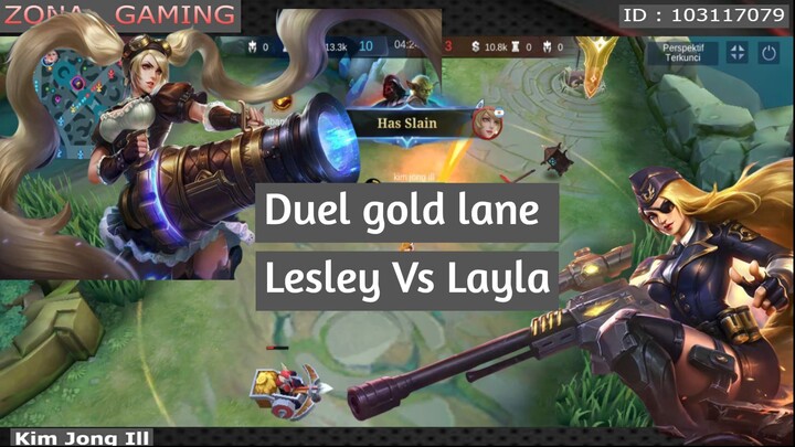 duel Gold Lane | Lesley Vs Layla | Highlight