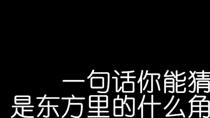 Can you guess which character in Touhou this is?