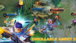 AGENT Z UNKILLABLE GRANGER BURST DAMAGE | Nothing MLBB