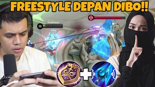 Freestyle Langsung Di Depan DIBO!! Sampe Terdiam Dia!! - Mobile Legends