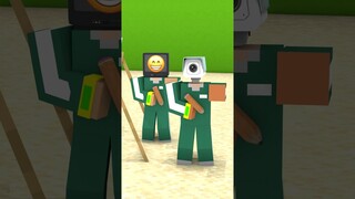 Let'S You Help Herobrine Draw The Most Beautiful Squid Game Doll