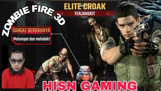 game zombie fire 3D melawan katak elektrik