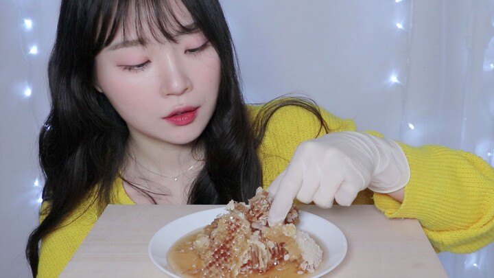 【Nara menenangkan】Mengonsumsi madu | Manis lengket | Tanpa suara | Membantu tidur