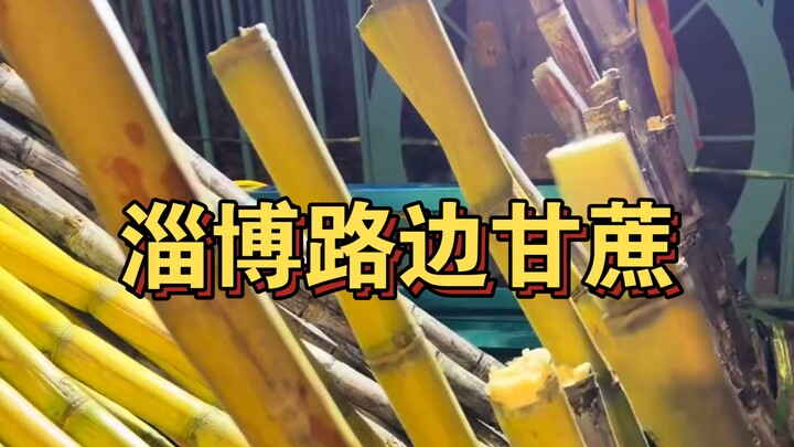 Zibo roadside sugarcane: today's stalk is 36 yuan.