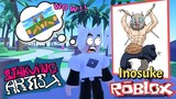 ROBLOX Making Inosuke in Starving Artist! Unlispace Arts Timelapse DIY Pixel Arts #1