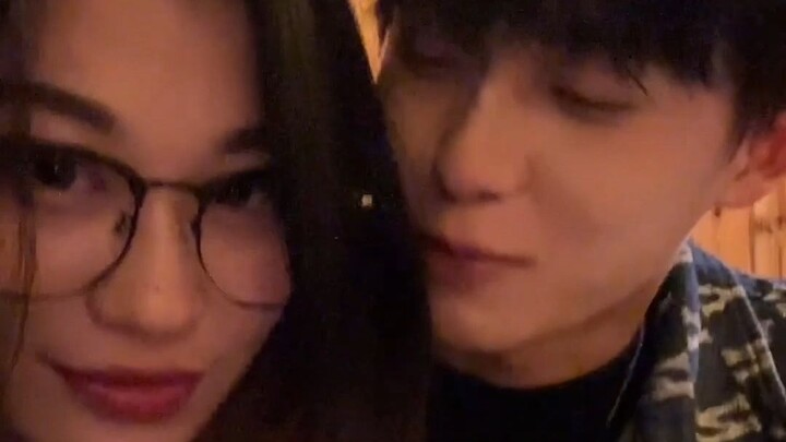 The shy little brother is so cute!!