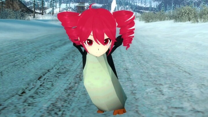 🐧ตัวการ์ตูนเพนกวินเตะเต้นสุดมัน 30 วินาที🐧