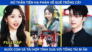 Nữ thần tiên hạ phàm bỏ giới giải trí về quê trồng cây nuôi con, tái hợp tình xưa với tổng tài bí ẩn