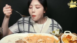 Pasta kem, rose pasta, trứng cuộn cơm,...phần 1 #mukbang