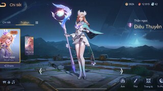 Liên Quân Mobile - Review Skin Điêu Thuyền Thần Ngọc Tuyệt Phẩm Hữu Hạn