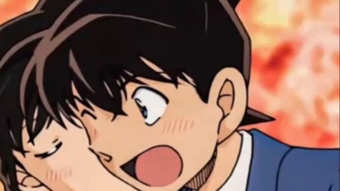 The original painting of the Boy Detective Team, Aoyama, is "giving out candy"? It's just charity