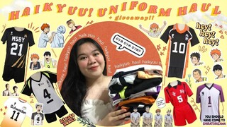 Haikyuu!! Uniform Haul 🏐 | Shopee