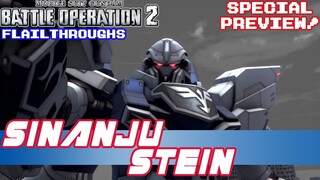 Gundam Battle Operation 2 Special Preview! Sinanju Stein (ZA) With Stats, Skills, And Weapons!