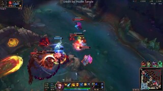 5 Ezreal bắn R cùng lúc trong một cho tất cả sát thương cộng dồn cực mạnh #game