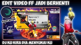 CARA EDIT JEDAG JEDUG PROFIL FF DI BELAKANG KARAKTER EFEK API ALIGHT MOTION