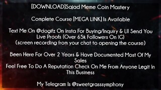 DOWNLOAD]Sajad Meme Coin Mastery Course download