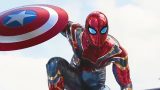 Spider-man is strong enough to withstand a punch from Winter Soldier