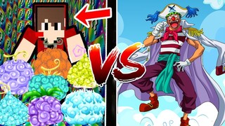 เปิดลักกี้บล้อกวันพีช!! ใช้ผลสายฟ้า สู้กับ 7 เทพโจรสลัด บากี้!! (Minecraft Onepiece Luckyblock)