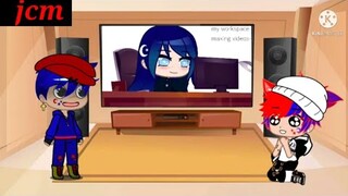 king jcm anime an blaze xy// reacting to rosy clozy's face reveal